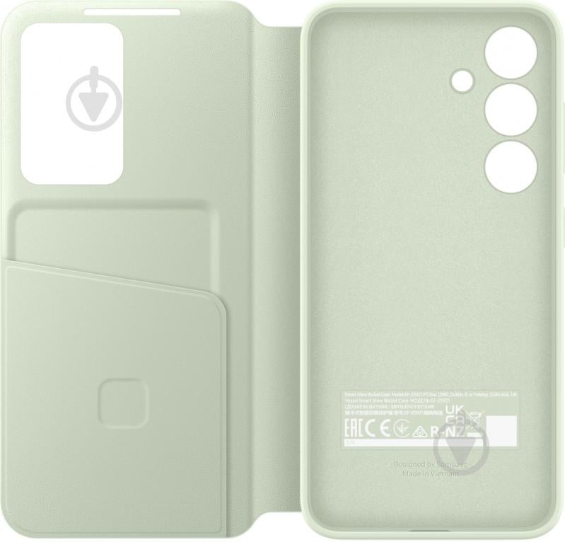 Чохол-книжка Samsung Smart View Wallet Case Light Green (EF-ZS921CGEGWW) для S24 - фото 5