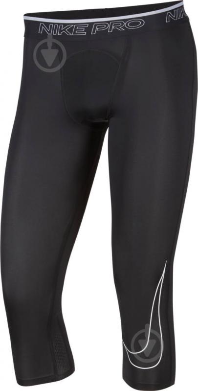 Лосины Nike M NP DF 3QT TIGHT DD1919-010 р.M черный - фото 7