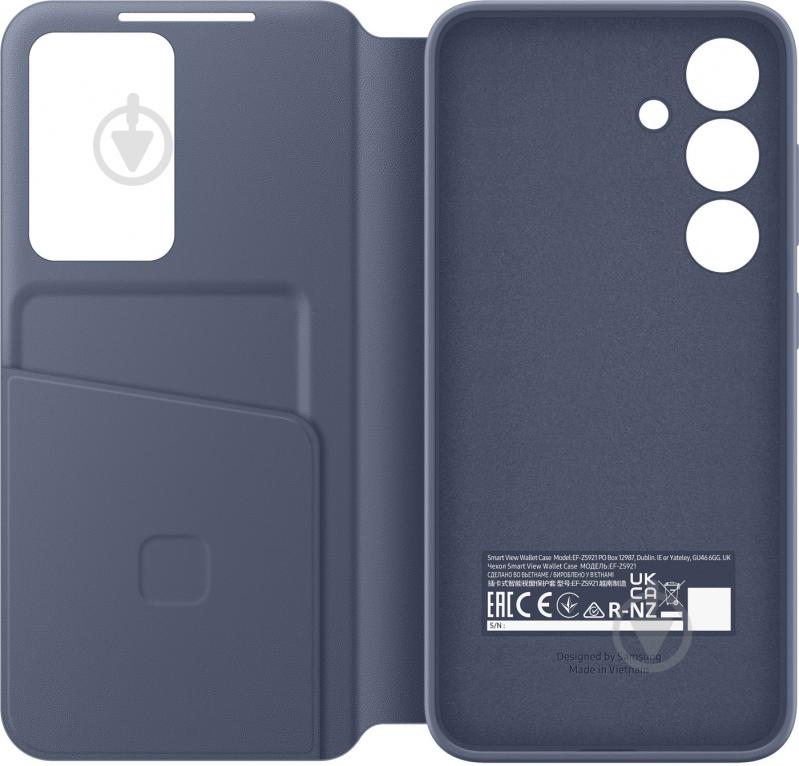 Чохол-книжка Samsung Smart View Wallet Case Violet (EF-ZS921CVEGWW) для S24 - фото 5