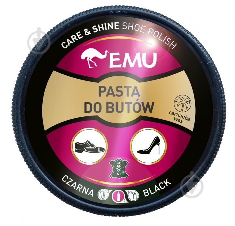 Крем VACO EMU для обуви в банке 50 мл черный - фото 1 Крем VACO EMU для обуви в банке 50 мл черный - фото 1