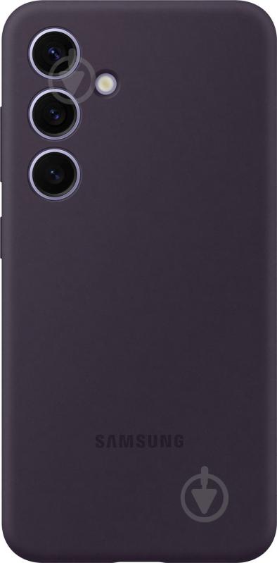 Чохол-накладка Samsung Silicone Case Dark Violet (EF-PS921TEEGWW) для S24 - фото 1