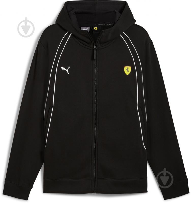 Джемпер Puma FERRARI RACE HOODIE 62704601 р.XL черный - фото 1 Джемпер Puma FERRARI RACE HOODIE 62704601 р.XL черный - фото 1