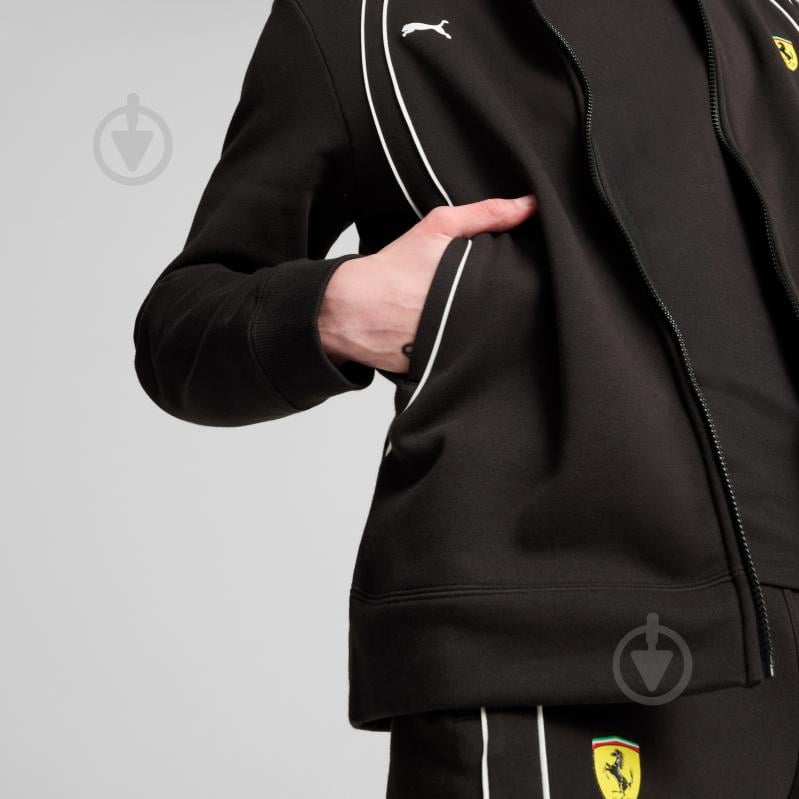Джемпер Puma FERRARI RACE HOODIE 62704601 р.XL черный - фото 7