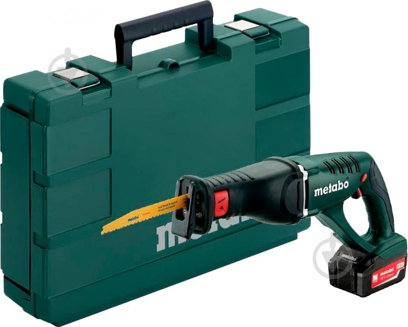 Пила сабельная Metabo аккумуляторная ASE 18 LTX 4,0 Ач 602269610 - фото 2