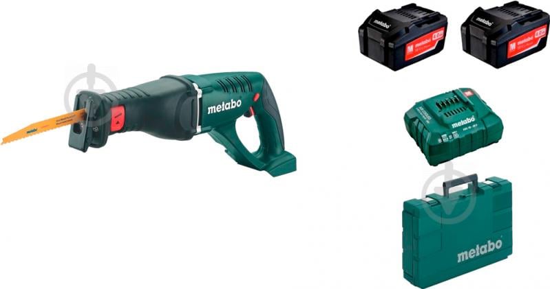 Пила шабельна Metabo акумуляторна ASE 18 LTX 5,2 Ач 602269650 - фото 6