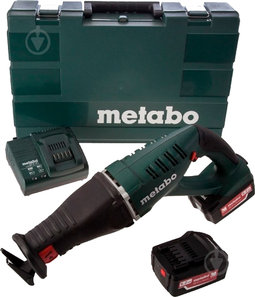 Пила сабельная Metabo аккумуляторная ASE 18 LTX 5,2 Ач 602269650 - фото 8