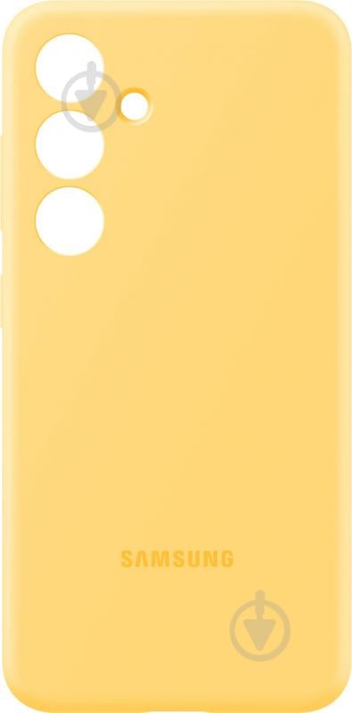 Чохол-накладка Samsung Silicone Case Yellow (EF-PS921TYEGWW) для S24 - фото 4