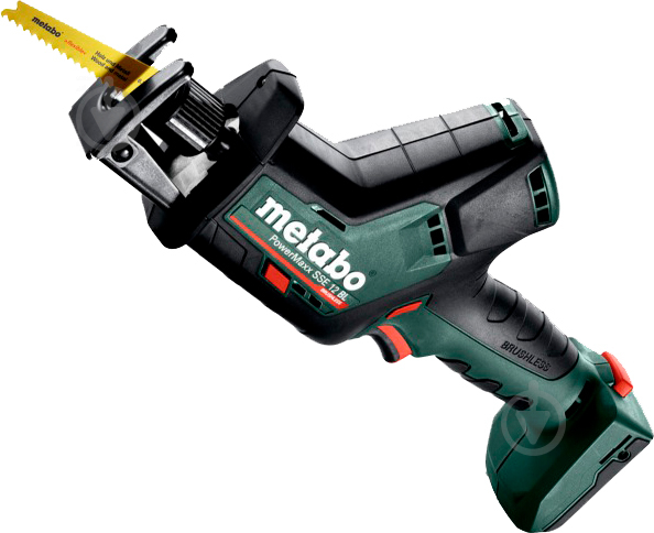 Пила сабельная Metabo аккумуляторная PowerMaxx SSE 12 BL каркас в кейсе 602322860 - фото 2