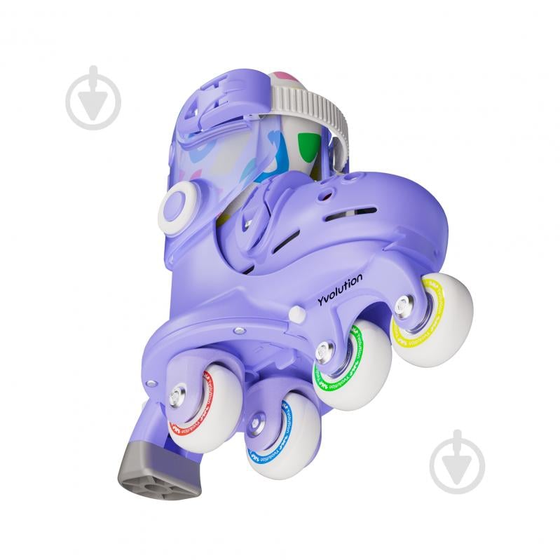 Роликовые коньки Yvolution YT51E4 р. 24-28 фиолетовый - фото 3