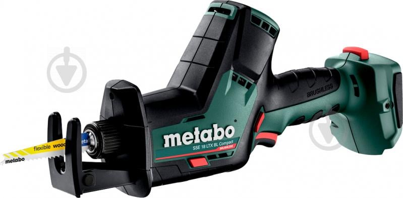 Пила шабельна Metabo акумуляторна безщіткова SSE 18 LTX BL Compact 602366850 - фото 1