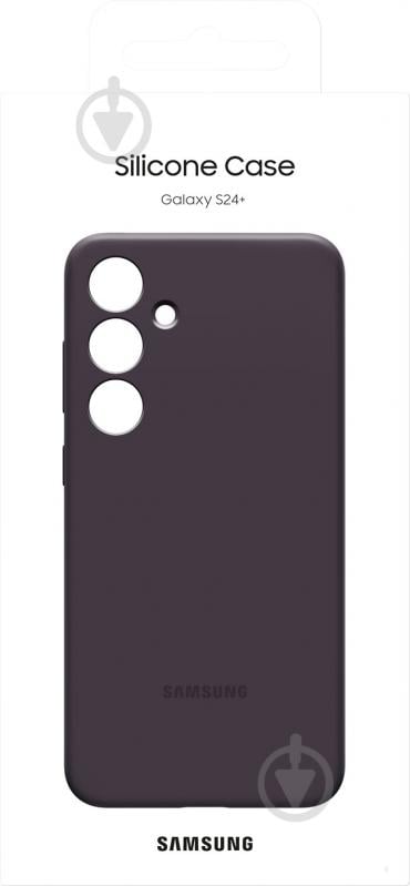 Чехол-накладка Samsung Silicone Case Dark Violet (EF-PS926TEEGWW) для S24+ - фото 6