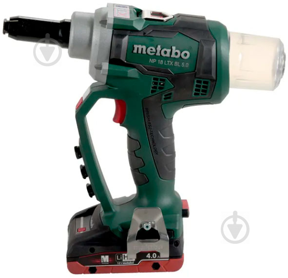 Пистолет для заклепок Metabo аккумуляторный NP 18 LTX BL 5.0 619002500 - фото 4