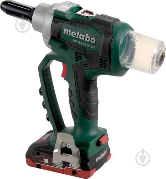 Пистолет для заклепок Metabo аккумуляторный NP 18 LTX BL 5.0 619002500 - фото 13