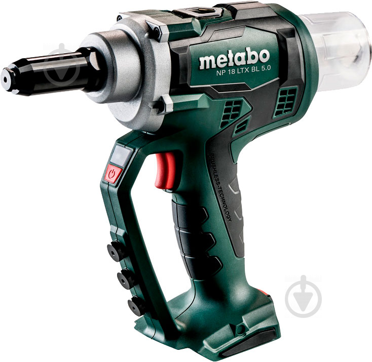 Пистолет для заклепок Metabo аккумуляторный NP 18 LTX BL 5.0 619002500 - фото 3