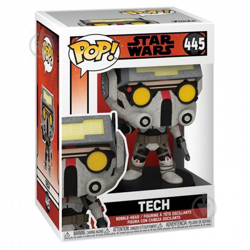 Фигурка Funko POP! Bobble Star Wars Bad Batch Tech 55502 (56280) (FUN25491591) - фото 2