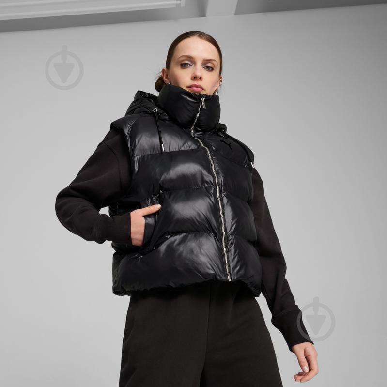 Жилет Puma SHINY PUFFER VEST 62651801 р.L чорний - фото 3