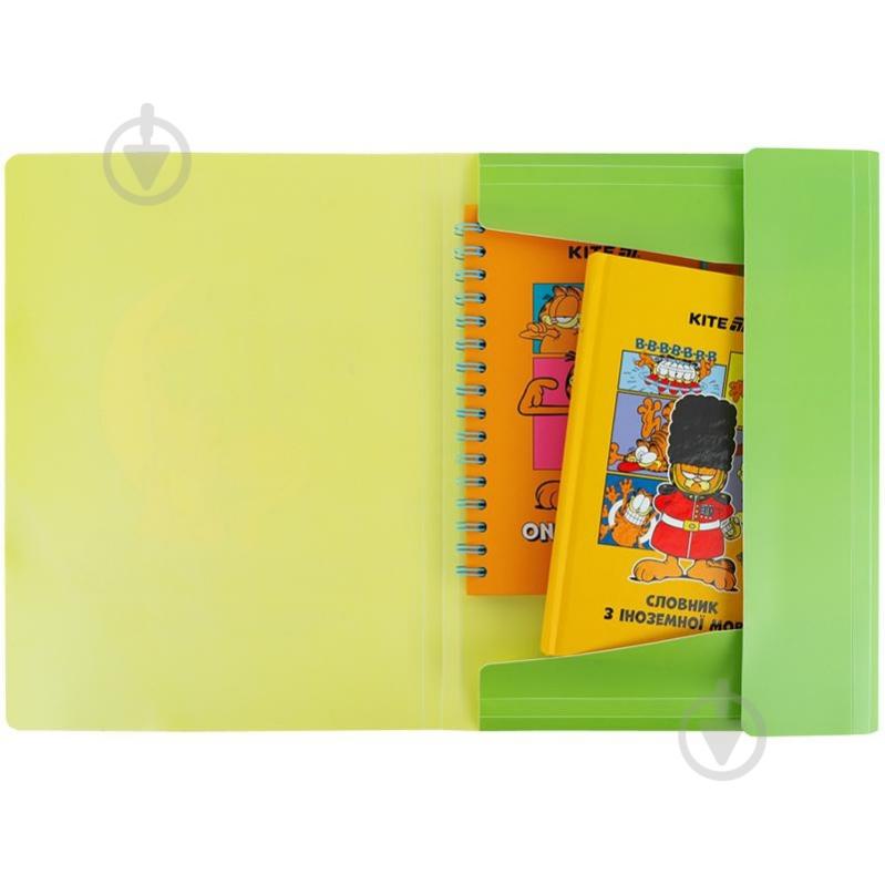 Папка на резинке А4 Garfield KITE - фото 4