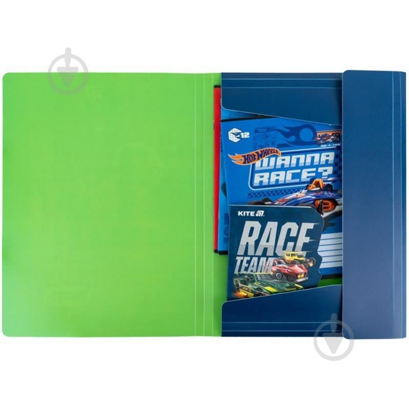 Папка на резинке А4 Hot Wheels KITE - фото 4