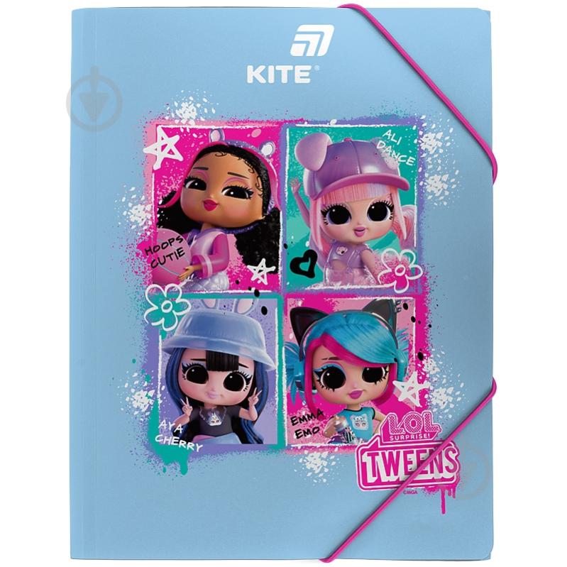 Папка на резинке А4 L.O.L. Surprise! KITE - фото 1