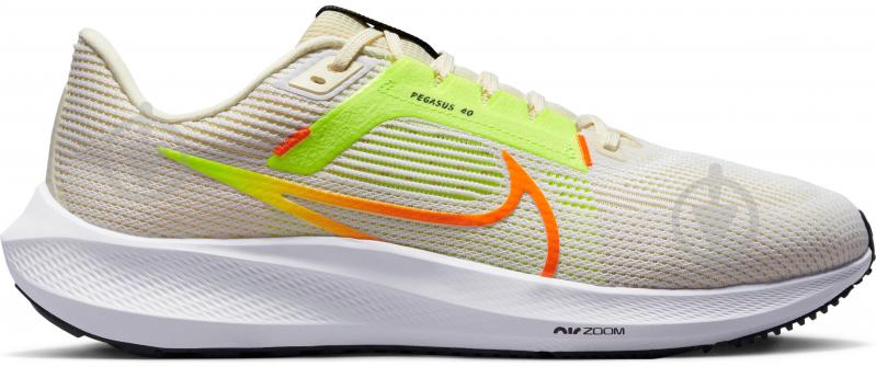 Кроссовки мужские демисезонные Nike AIRZOOM PEGASUS 40 DV3853-101 р.46 бежевые - фото 1