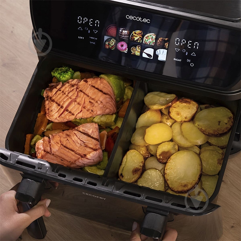 Мультипечь CECOTEC Cecofry&Grill Duoheat 10000 (A01_EU01_100842) - фото 9