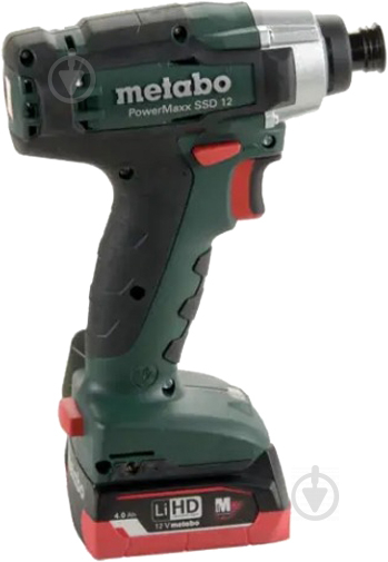 Гайковерт ударний акумуляторний Metabo PowerMaxx SSD 12 2X4 Aч LiHD 601114800 - фото 2