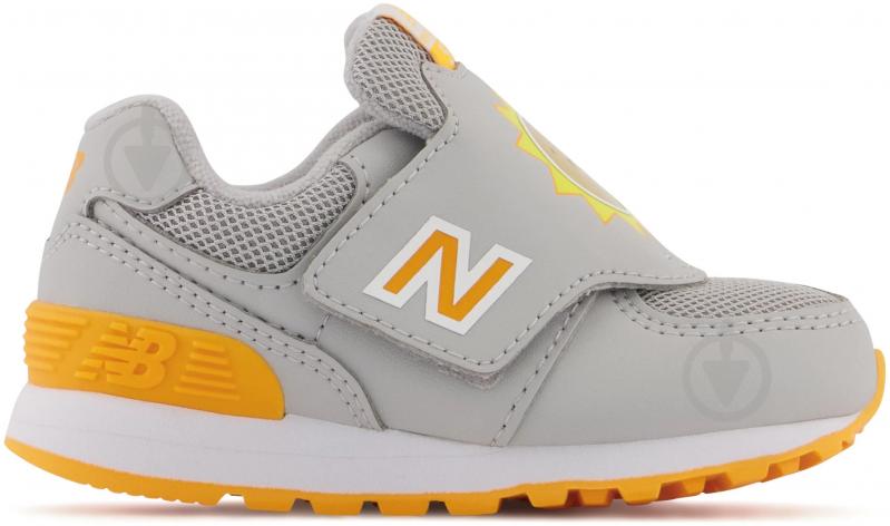 Кросівки New Balance IV574CHG р.23 сірі із жовтим - фото 1