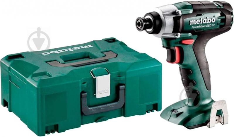 Гайковерт ударный аккумуляторный Metabo PowerMaxx SSD 12 каркас+MetaLoc 601114840 - фото 5