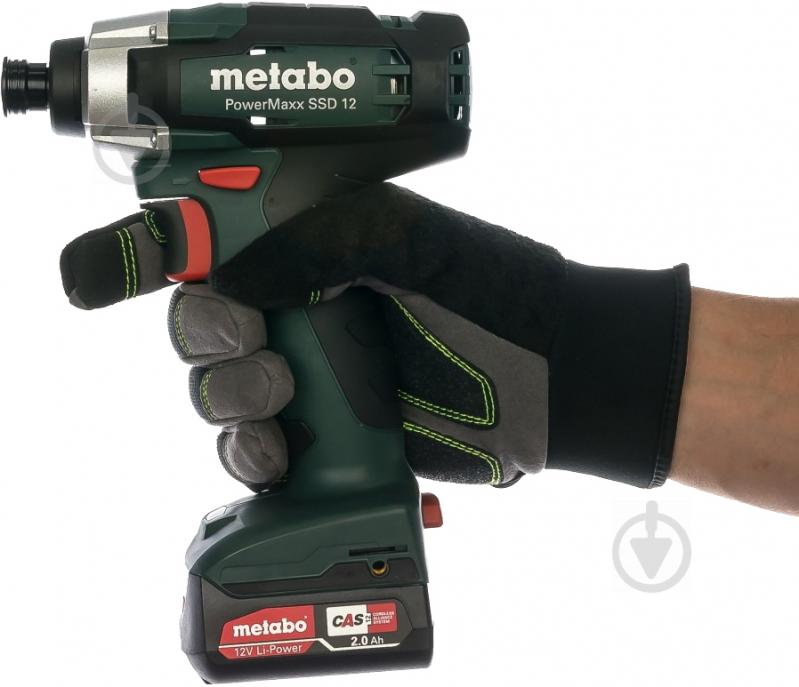 Гайковерт ударный аккумуляторный Metabo PowerMaxx SSD 12 каркас+MetaLoc 601114840 - фото 8