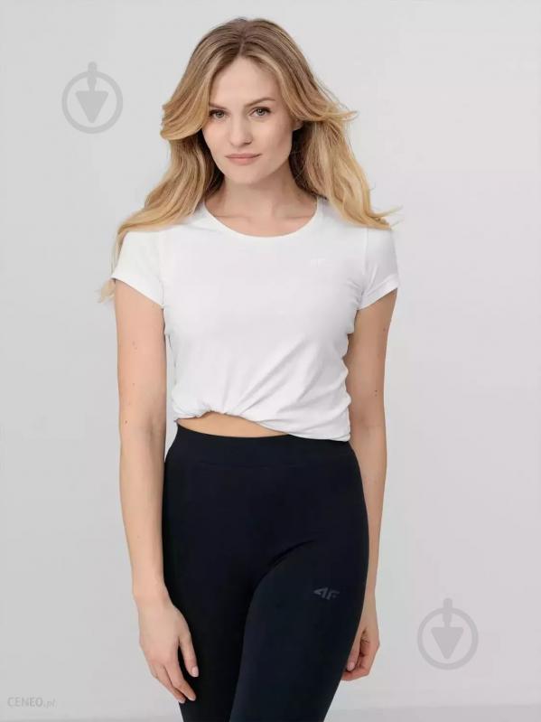 Футболка 4F TSHIRT F580 4FSS23TTSHF580-10S р.L білий - фото 1 Футболка 4F TSHIRT F580 4FSS23TTSHF580-10S р.L білий - фото 1