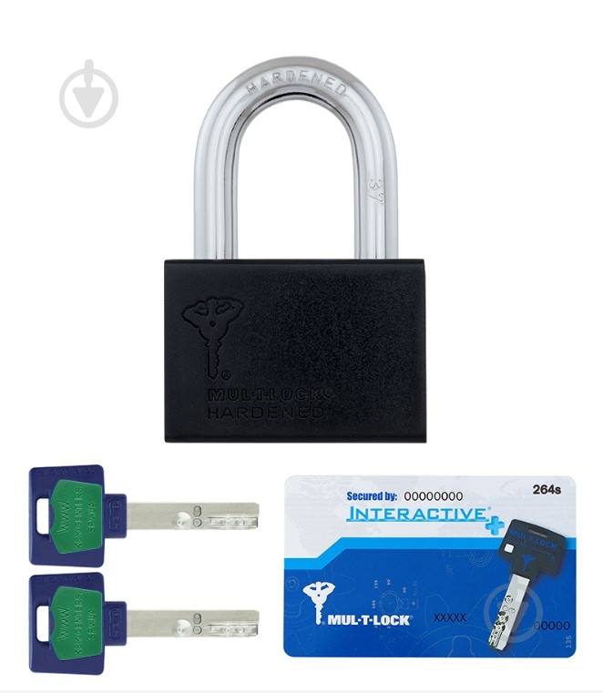 Замок навісний Mul-T-Lock M13/C1 MTL600 3KEY відкритий (амбарний) - фото 6