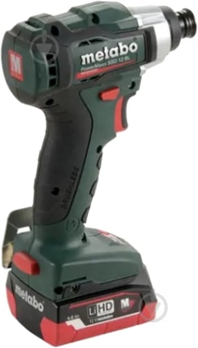 Гайковерт ударний акумуляторний Metabo PowerMaxx SSD 12 BL 2x4 Ач LiHD 601115800 - фото 2