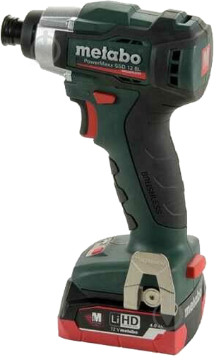 Гайковерт ударний акумуляторний Metabo PowerMaxx SSD 12 BL каркас+MetaLoc 601115840 - фото 2