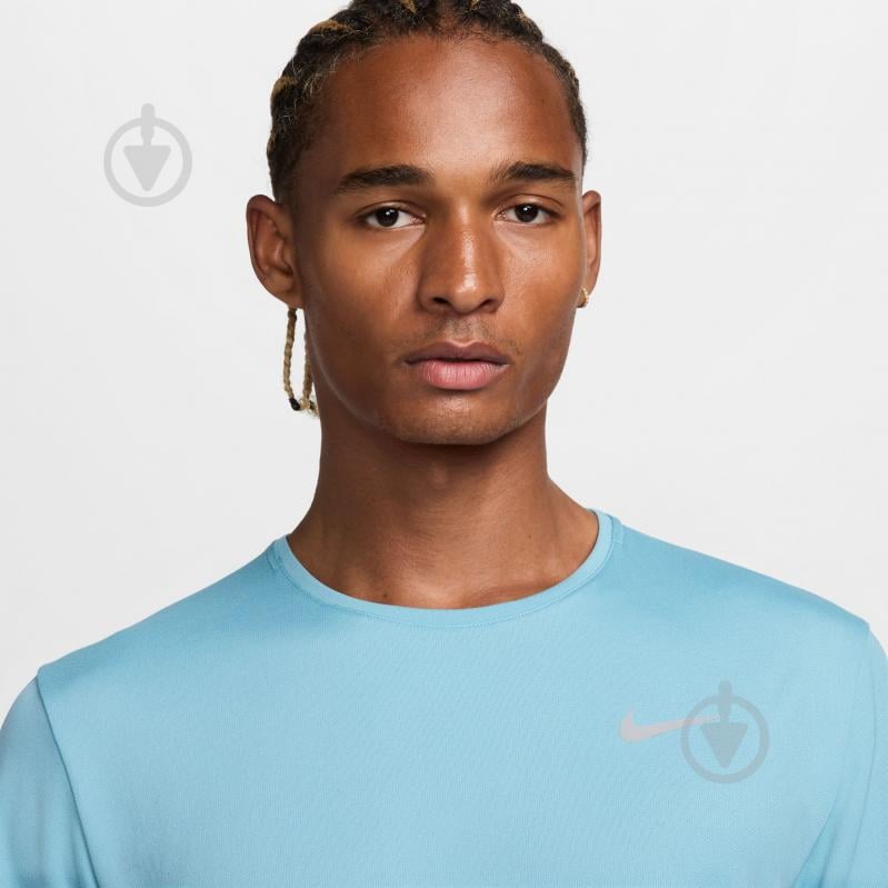 Футболка Nike M NK DF UV MILER SS DV9315-464 р.2XL блакитний - фото 3