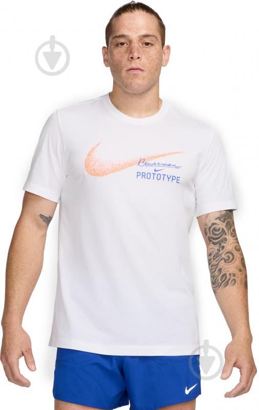 Футболка Nike NK DF TEE FOUNDERS HM8291-100 р.S бежевый - фото 1