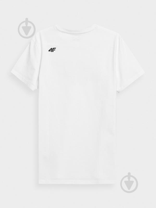 Футболка 4F TSHIRT M537 4FSS23TTSHM537-10S р.L белый - фото 3