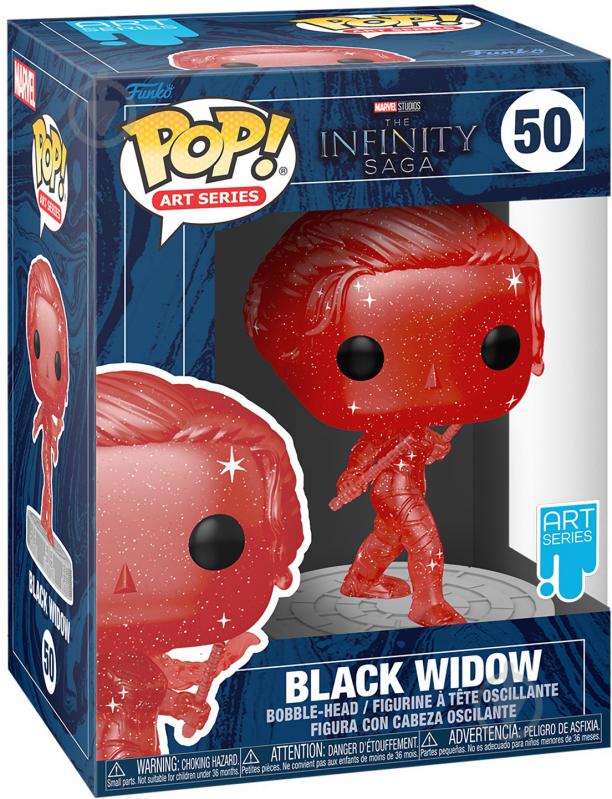 Фигурка Funko POP! Art Series Bobble Marvel Infinity Saga Black Widow Red w/Case 57613 (FUN25491657) - фото 2