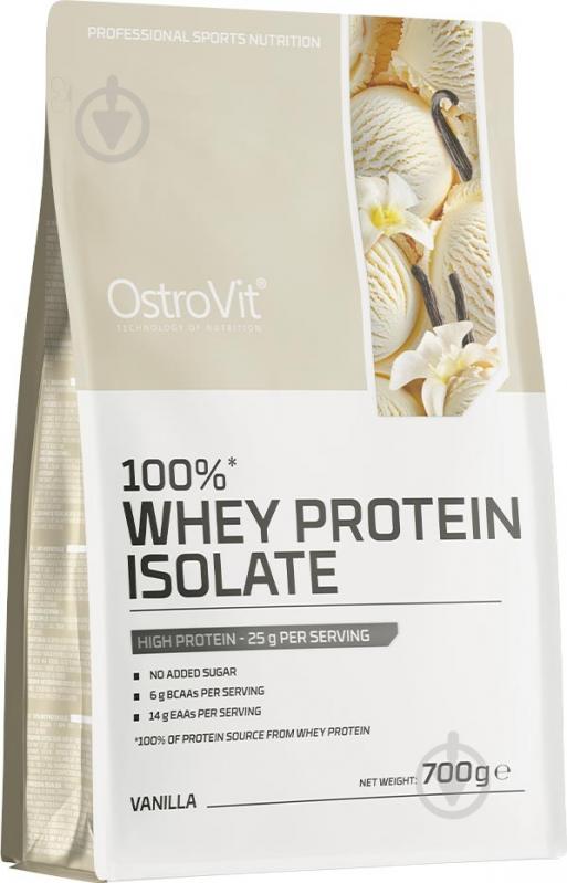 Протеин Ostrovit 100% Whey Isolate ванильный 700 г - фото 1 Протеин Ostrovit 100% Whey Isolate ванильный 700 г - фото 1
