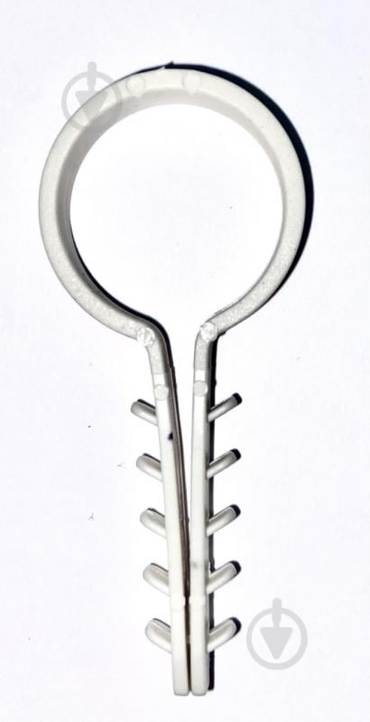 Дюбель-елка круглый UP! (Underprice) зажим 25 мм 100 шт. серый - фото 1