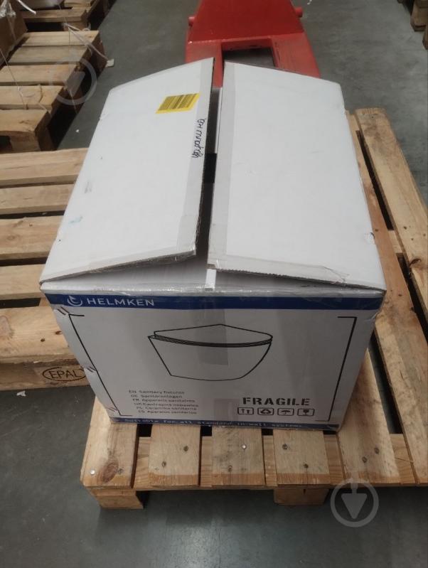 УЦЕНКА! Унитаз подвесной Helmken 35490101 с сиденьем Soft Сlose/EasyOff дюропласт белый (УЦ №2945) - фото 18