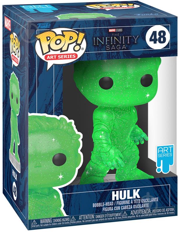 Фигурка Funko POP! Art Series Bobble Marvel Infinity Saga Hulk Green w/Case 57616 (FUN25491660) - фото 2