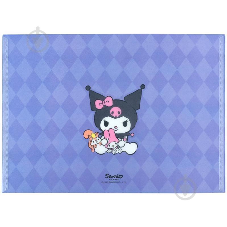 Папка на кнопке А4 Kuromi-1 KITE - фото 3