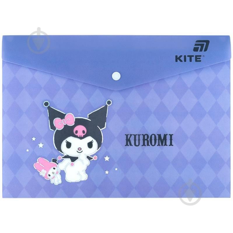 Папка на кнопке А4 Kuromi-1 KITE - фото 1