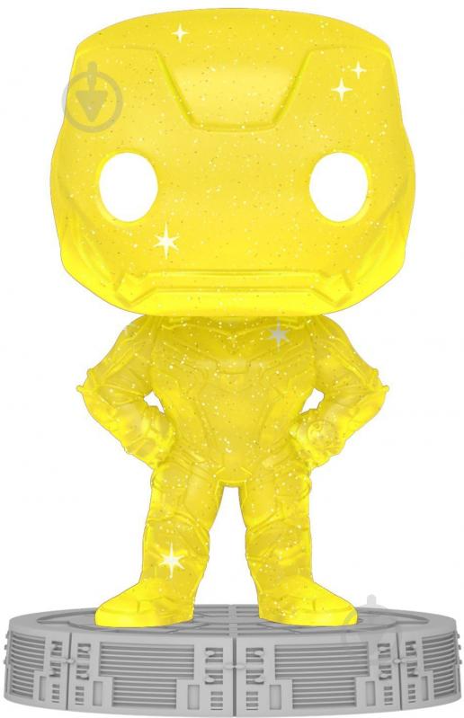 Фигурка Funko POP! Art Series Bobble Marvel Infinity Saga Iron Man Yellow w/Case 57617 (FUN25491661) - фото 1