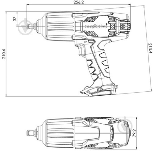 Шуруповерт ударний акумуляторний Metabo SSW 18 LTX 600 602198650 - фото 3