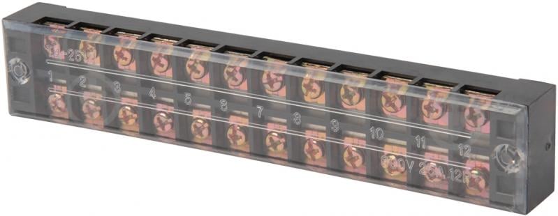Колодка клеммная защищенная E.NEXT e.tc.protect.25.12 черный p056010 - фото 1 Колодка клеммная защищенная E.NEXT e.tc.protect.25.12 черный p056010 - фото 1