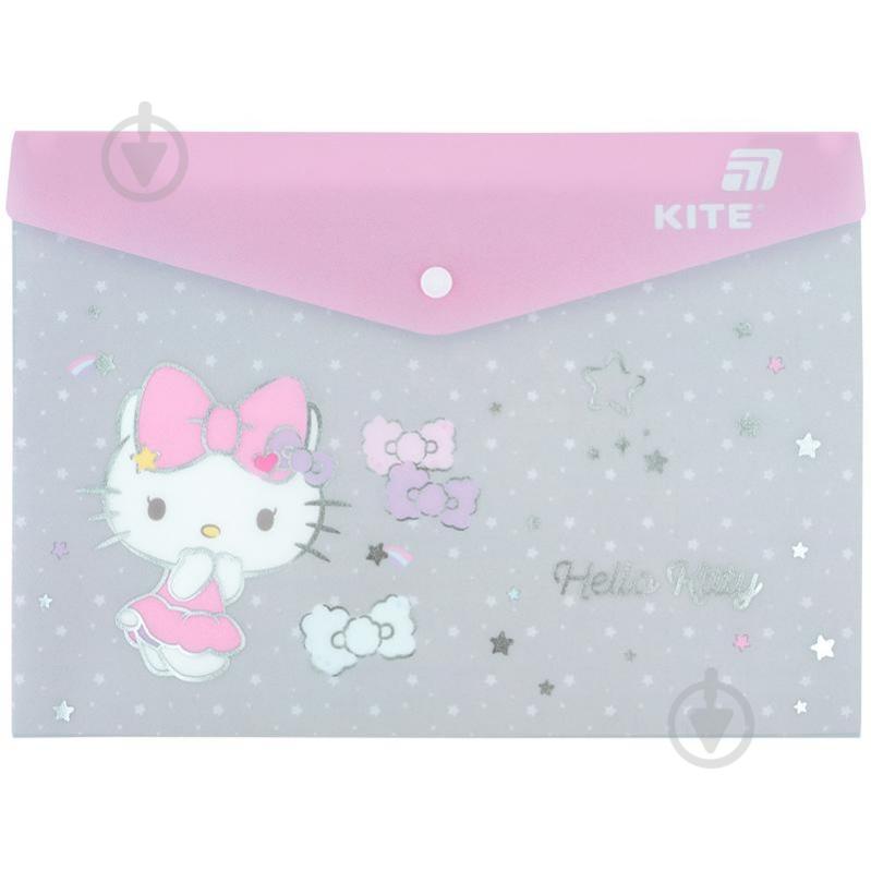 Папка на кнопке А4 Hello Kitty-5 KITE - фото 1