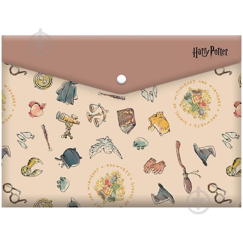 Папка на кнопке А4 Harry Potter-1 KITE - фото 1 Папка на кнопке А4 Harry Potter-1 KITE - фото 1