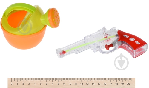 Набор для песочницы Same Toy Ведерко розовое 6 элементов 882Ut-2 - фото 5