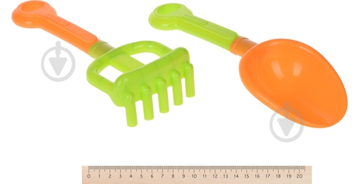 Набор для песочницы Same Toy Ведерко розовое 6 элементов 882Ut-2 - фото 6